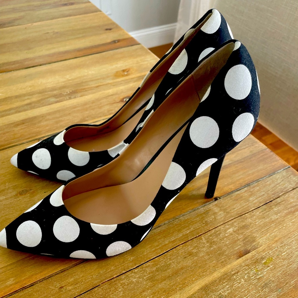 Charles by Charles David polka dot heels